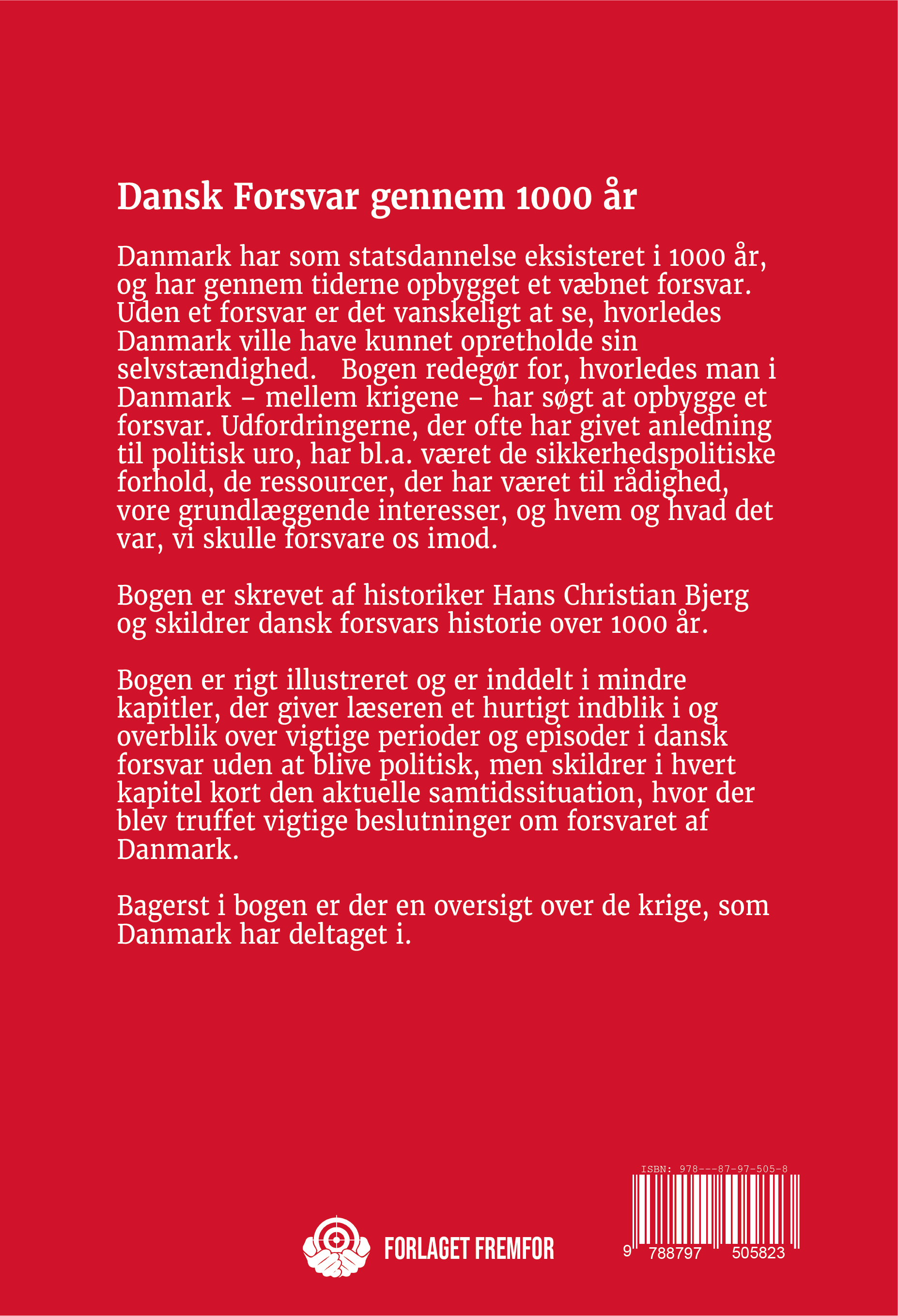 Ny bog: Dansk Forsvar gennem 1000 år