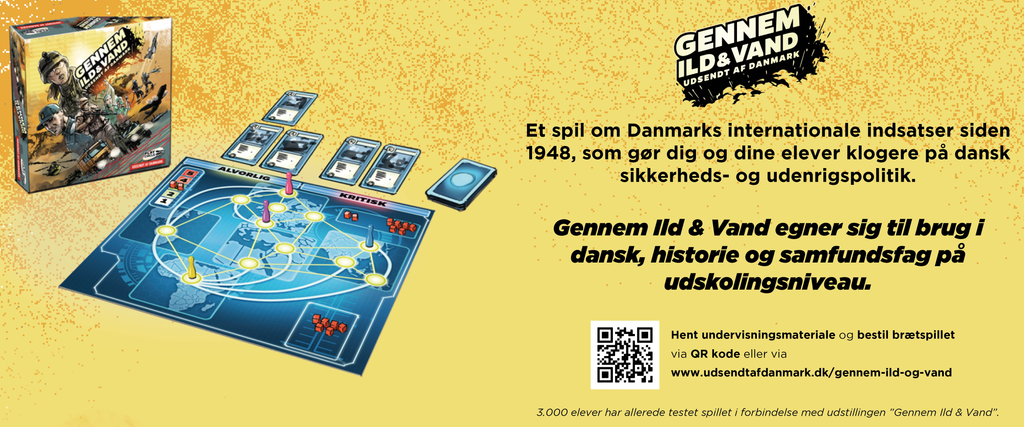 Klassesæt - Gennem Ild & Vand spil og undervisningsmateriale