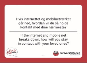 Samtalespil om krige, kriser og katastrofer