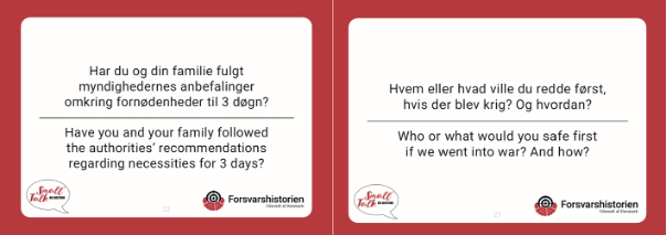 Samtalespil om krige, kriser og katastrofer